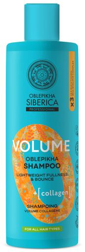 Natura Siberica Shampoing volumateur au collag&egrave;ne Oblepikha 400 ml