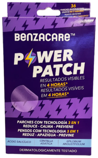 Benzacare Power Patch 36 patchs contre l&#39;acné
