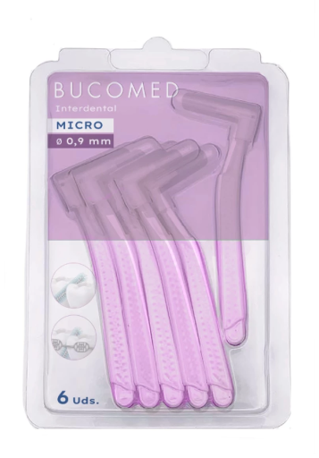 Brossettes interdentaires Bucomed Micro, 6 unités