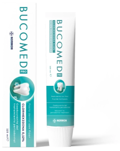 Pâte de chlorhexidine Bucomed 0,12 % 125 ml