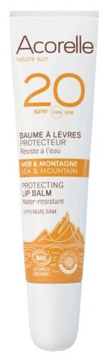 Acorelle Baume &agrave; l&egrave;vres solaire SPF 20 10 ml