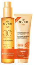 Huile de bronzage SPF 30 150 ml + Lait apr&egrave;s-soleil 100 ml