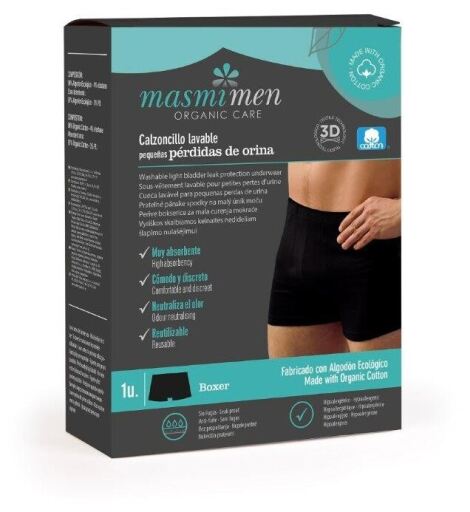 Boxer pour incontinence l&eacute;g&egrave;re taille M