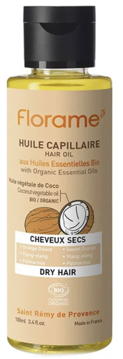 Florame Huile capillaire pour cheveux secs 100 ml
