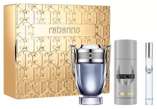 Rabanne &Eacute;tui 3 pi&egrave;ces Invictus