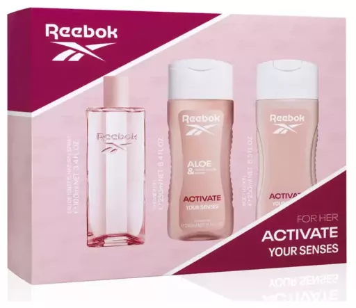 Reebok Coffret 3 pi&egrave;ces Activez vos sens pour femme