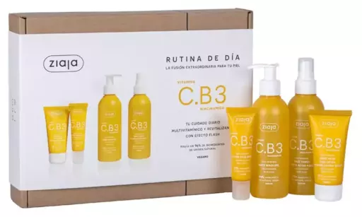 Ziaja Routine quotidienne C.B3, ensemble de 4 pi&egrave;ces