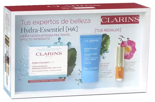 Clarins Coffret de 3 cr&egrave;mes hydratantes Hydra Essentiel