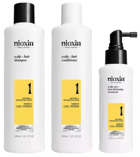 Nioxin Kit de traitement doux System 1 3 pi&egrave;ces