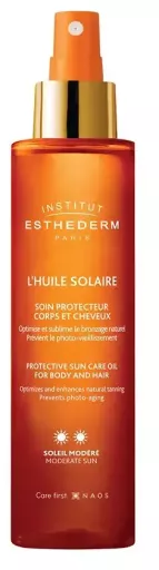 L'Huile Solaire Spray Corps et Cheveux Soleil Mod&eacute;r&eacute; 150 ml