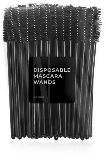 Applicateurs jetables pour mascara, 50 unit&eacute;s