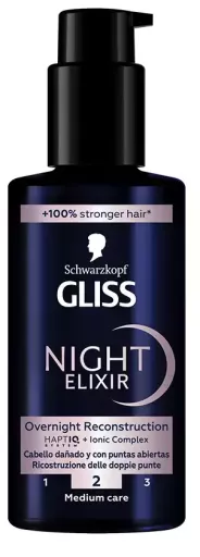 Schwarzkopf S&eacute;rum Gliss Night Elixir pour pointes fourchues 100 ml