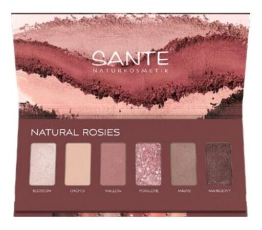 Palette de Fards &agrave; Paupi&egrave;res 6 Couleurs Rosies Naturelles 6 gr