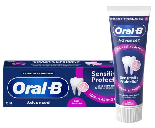 Oral-B P&acirc;te protectrice avanc&eacute;e pour peaux sensibles 2 x 75 ml