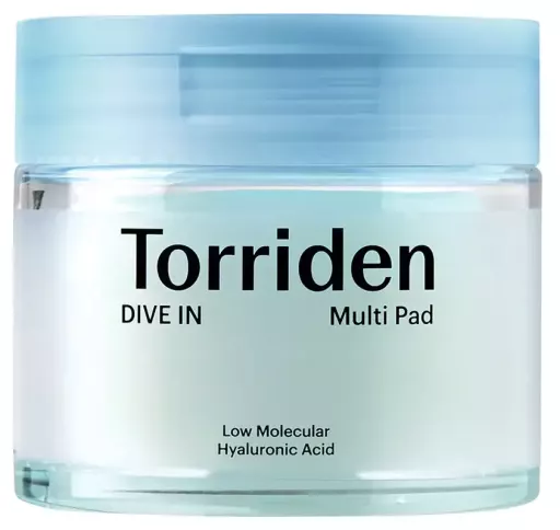 Torriden Disques faciaux &agrave; l'acide hyaluronique de faible poids mol&eacute;culaire Dive-In, 80 unit&eacute;s