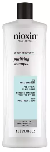 Nioxin Shampooing antipelliculaire Scalp Recovery pour cuir chevelu sec et irrit&eacute; 1000 ml