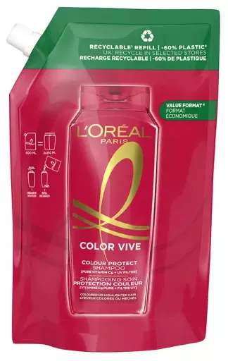 Recharge de shampoing protecteur Elvive Color-Vive 500 ml