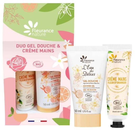 Duo Gel Douche et Cr&egrave;me Mains Agrumes &amp; Fleur d'Oranger 2 Pi&egrave;ces
