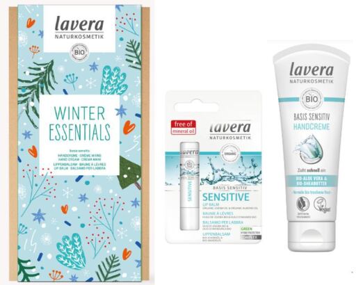 Lavera Coffret de soins essentiels d'hiver pour peaux sensibles (2 pi&egrave;ces)