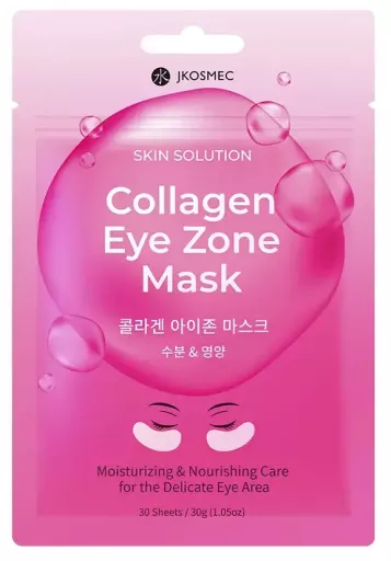 Jkosmec Masque contour des yeux au collag&egrave;ne Skin Solution, 30 unit&eacute;s