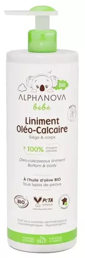 Cr&egrave;me liniment 4 en 1 pour b&eacute;b&eacute; 400 ml