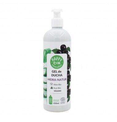 Happy Bio Hydra Natur Gel Douche Aloe A&ccedil;a&iuml; 450 ml