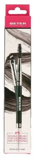 Beter Brosse double pour sourcils et cils, poils synth&eacute;tiques, taille N8