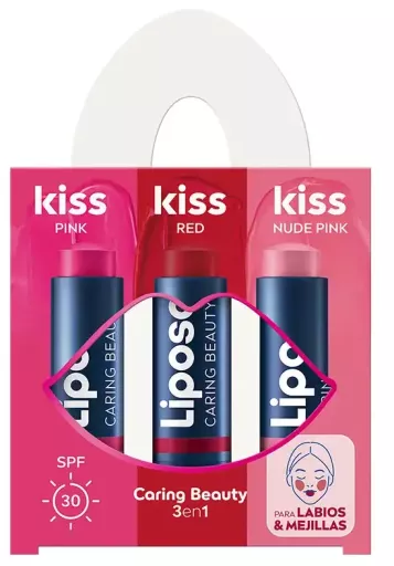 Liposan Bisous Bisous Pack de 3 unit&eacute;s