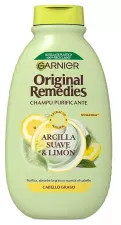 Shampoing doux &agrave; l'argile et au citron Original Remedies 400 ml