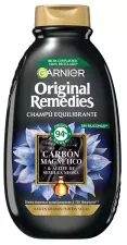 Shampoing au charbon magn&eacute;tique Original Remedies 400 ml