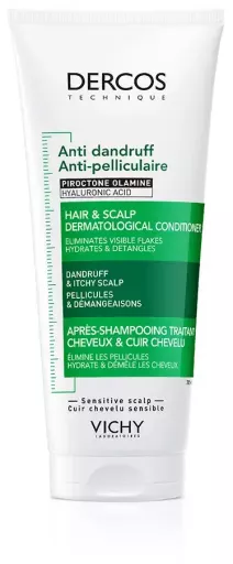 Vichy Apr&egrave;s-shampoing hydratant antipelliculaire Dercos 200 ml