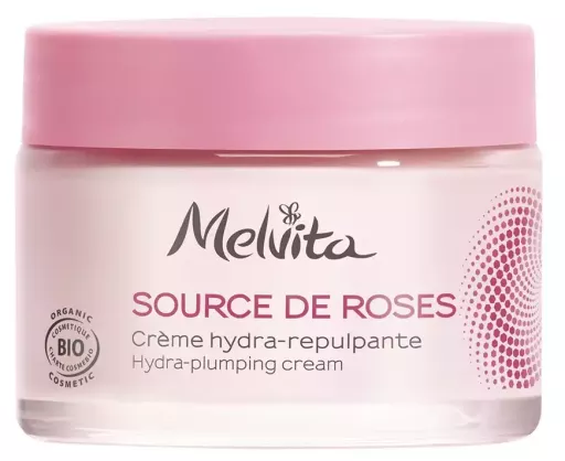 Melvita Source De Roses Cr&egrave;me Hydratante R&eacute;g&eacute;n&eacute;rante Recharge 50 ml