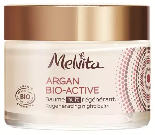 Melvita Recharge de baume de nuit r&eacute;g&eacute;n&eacute;rant bioactif &agrave; l'argan 50 ml