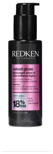 Huile ultra-l&eacute;g&egrave;re Naked Gloss effet miroir 100 ml
