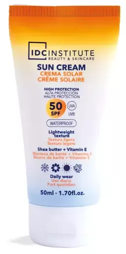 Idc Institute Cr&egrave;me solaire r&eacute;sistante &agrave; l'eau SPF50 50 ml