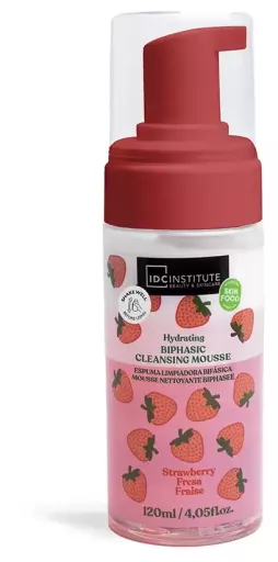 Idc Institute Mousse nettoyante hydratante &agrave; la fraise 120 ml