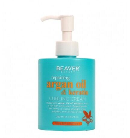 Cr&egrave;me boucles &agrave; l'huile d'argan et &agrave; la k&eacute;ratine 250 ml
