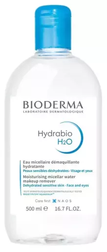 Bioderma Solution micellaire Hydrabio H2O pour peaux d&eacute;shydrat&eacute;es 500 ml