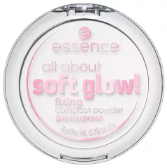 Tout sur un &eacute;clat doux ! Poudre compacte r&eacute;sistante &agrave; l'eau 8 g