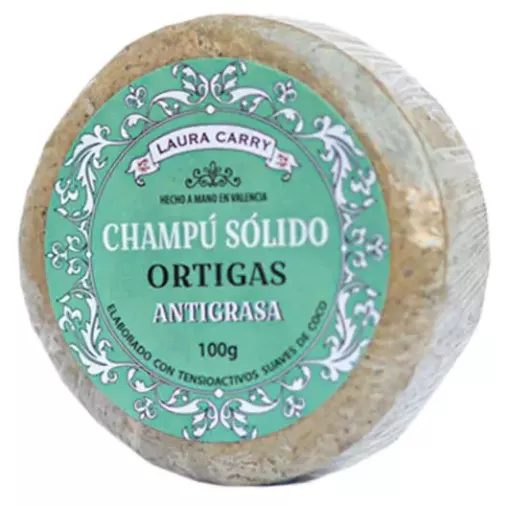 Laura Carry Shampoing d&eacute;graissant &agrave; la cire d'abeille pure et &agrave; l'ortie 100 g