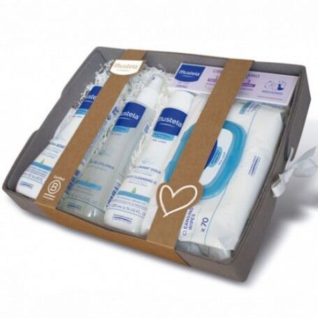 Mustela Panier gris, lot de 4 pi&egrave;ces
