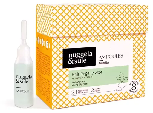 Nuggela & Sul&eacute; Ampoules r&eacute;g&eacute;n&eacute;ratrices pour cheveux, 8 unit&eacute;s