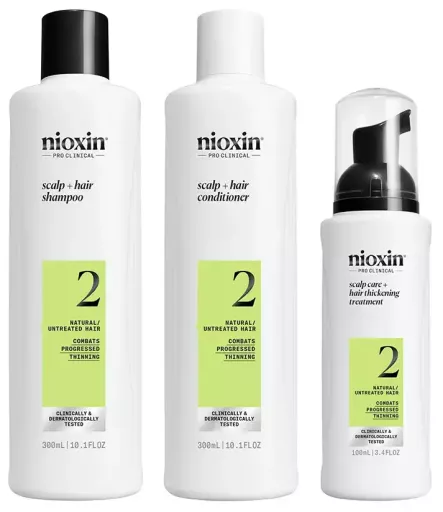 Nioxin Kit de soin capillaire naturel System 2 (3 unit&eacute;s)