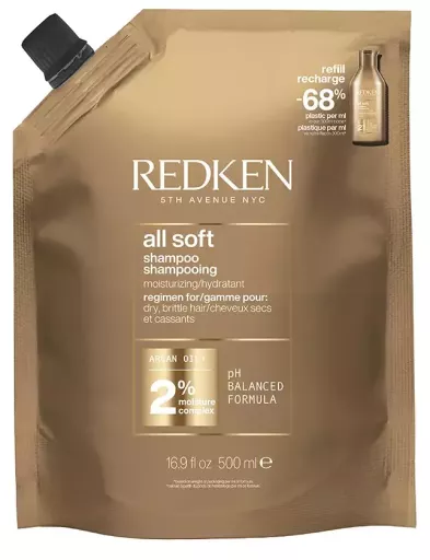 Redken Recharge de shampoing All Soft 500 ml