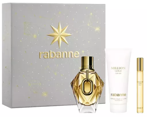 Rabanne Coffret cadeau 3 pi&egrave;ces Million Gold For Her