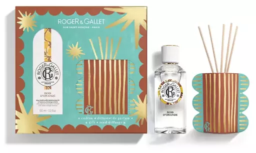 Roger & Gallet Coffret cadeau bien-&ecirc;tre Eau Parfum&eacute;e Bois d'Orange (2 pi&egrave;ces)