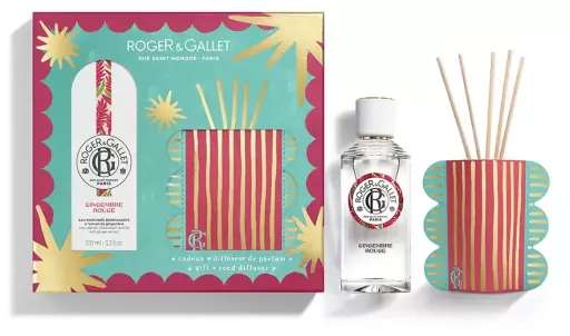 Roger & Gallet Coffret cadeau bien-&ecirc;tre Eau Parfum&eacute;e Gingembre Rouge 2 pi&egrave;ces