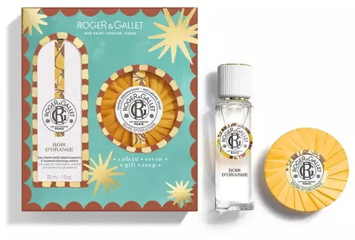 Roger & Gallet Coffret cadeau bien-&ecirc;tre Eau Parfum&eacute;e Bois d'Orange (2 pi&egrave;ces)