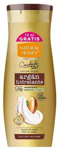 Natural Honey Lait corporel &agrave; l'&eacute;lixir d'argan 330 ml
