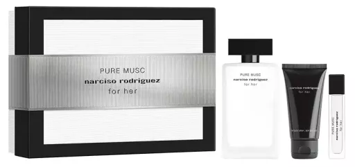 Narciso Rodr&iacute;guez Coffret cadeau 3 pi&egrave;ces Pure Music pour elle